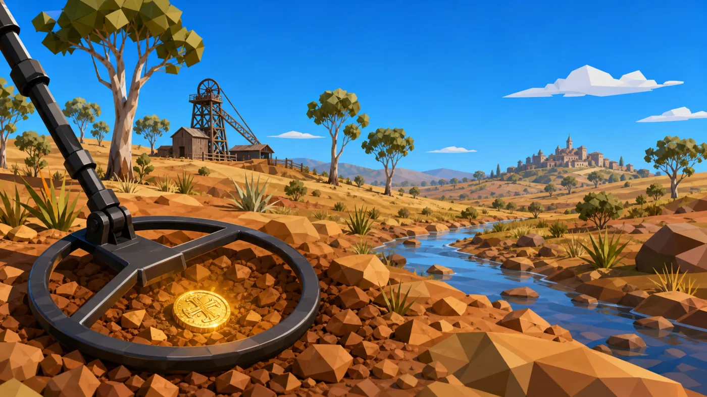 Buried Worlds VR, a gold-prospecting adventure